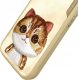 Nimmy case iPhone 16 6.1" khaki Big Eyed Pet 2.0 Cat 6