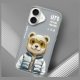 Nimmy iPhone 16 6.1" case gray/grey Cool&Cute 2.0 Bear 11