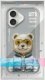 Nimmy iPhone 16 6.1" case gray/grey Cool&Cute 2.0 Bear 12