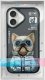Nimmy iPhone 16 6.1" case black/black Cool&Cute 2.0 Dog 11