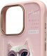 Nimmy iPhone 16 Pro 6.3" case pink Cool&Cute 2.0 Cat 2