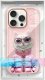 Nimmy iPhone 16 Pro 6.3" case pink Cool&Cute 2.0 Cat 8