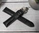 Skórzany pasek do zegarka Atlantic 20 mm CZ-20 7132 czarny . 1