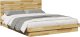 vidaXL Rama łóżka z zagłówkiem bez materaca 150x200 cm lite drewno dąb 5