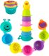 Zabawki Do Kąpieli Kubeczki Z Otworami Kaczka 8 El LEAN Toys 1