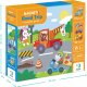 GRA MAGNETYCZNA EDUKACYJNA "TRANSPORT" 36 MAGNESÓW TABLICA MAGNETYCZNA 8
