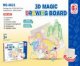 Magiczna Tablica Do Rysowania 3D Neonowe Kolory Pisaki Okulary Szablony 1
