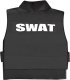 Zestaw Kostium Agent Specjalny Policjant SWAT Kamizelka Kuloodporna Granaty 2