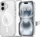 TECH-PROTECT FLEXAIR HYBRID CC MAGSAFE IPHONE 16 CLEAR 1
