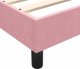 vidaXL Łóżko kontynentalne z materacem, różowe, 90x220 cm 9