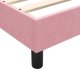 vidaXL Łóżko kontynentalne z materacem, różowe, 90x220 cm 10