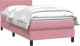 vidaXL Łóżko kontynentalne z materacem, różowe, 90x210 cm 4