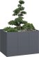 Doniczka Antracyt 120x80x80 cm Stal 1