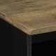 Szafka pod telewizor, czarna, 80x33x46 cm, lite drewno mango 6