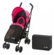 WÓZEK SAFETY SLIM PACKAGE CITY   PINK + ŚPIWOREK + TORBA   12077062 1
