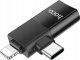 HOCO Adapter OTG Typ C (Męski) / Lightning (Męski) Do USB A (Żeński) 2w1 UA17 Czarny 3