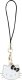 Hello Kitty zawieszka HKCPMKHK Phone      Strap czarny/black Charm Kitty Head 1