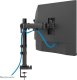 Neomounts Uchwyt biurkowy na 3 monitory 10" - 27" (DS60-600BL3) 12