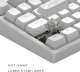 Klawiatura Dark Project ALU81A Terra Nostra G3Ms Moonstone (DPKB_NOSTRA_81_ANSI_WHITE) 4