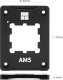 Thermalright Czarna ramka Frame Bracket do procesora AM5 (AMD-ASF) 1