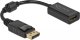 Adapter AV Delock Adapter DisplayPort 1.1 male > HDMI female, passive (Kolor: czarny, 15cm) 1