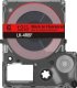EPSON Colour Tape Fluorescent Red/Black 12mm 5m LK-4RBF 1