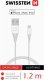 Swissten Kabel USB - Lightning MFI 1,2m Biały (71526501) 2