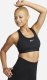 Stanik sportowy Nike Swoosh Nesium Support czarny DX6821 010 XS 1