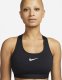 Stanik sportowy Nike Swoosh Nesium Support czarny DX6821 010 XS 1
