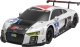 Auto R/C 1:24 Zdalnie Sterowane Sportowe AUDI R8 LMS Biało-Czarne Rastar 1