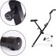 Rowerek treningowy rower stacjonarny fitness mechaniczny licznik komputer płynna regulacja - biały ModernHome 8
