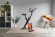 Rowerek treningowy rower stacjonanry fitness mechaniczny licznik komputer płynna regulacja - pomarańczowy ModernHome 3