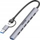 Unitek Hub USB-A/C 7w1 USB A z adapterem USB A 5 Gbps 1