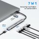 HUB USB Unitek H1209A 7x USB-A 2.0 3.0 (H1209AGY01) 7