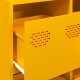 vidaXL Szafka, musztardowa, 135x39x73,5 cm, stal walcowana na zimno 9