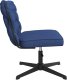 Obrotowe krzesło biurowe, niebieskie, tapicerowane tkaniną 5