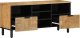 vidaXL Szafka RTV Brązowa 100x33x46 cm Drewno lite Mango 2