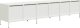 Szafka RTV, biała, 202x39x43,5 cm, stal walcowana na zimno 7