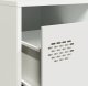 Szafka RTV, biała, 202x39x43,5 cm, stal walcowana na zimno 9