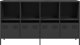 Szafka, czarna, 135x39x73,5 cm, stal walcowana na zimno 5