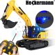 Zabawka Samochód Koparka RC zdalnie sterowana Heckermann Z6809A 2