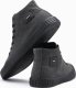 Męskie buty trampki canvas z wysoką cholewką  czarne V1 OM-FOTH-0186 44 4