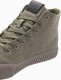 Buty męskie trampki canvas z wysoką cholewką  oliwkowe V2 OM-FOTH-0186 44 1