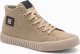 Buty trampki męskie canvas z wysoką cholewką  jasnobrązowe V3 OM-FOTH-0186 44 5