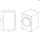 WASHER HW80-B14959S8U1S HAIER 14