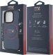 Red Bull RBHMP15X24PUILVR iPhone 15 Pro Max 6.7" hardcase navy blue/navy Leather Red Ring MagSafe 7