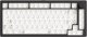 Akko MonsGeek M1 V5 VIA Black & Silver Keyboard ISO-DE/UK/Nordic layout V3 Piano Pro Switch 1