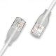 Wantec 7403 kabel sieciowy Biały 0,5 m Cat6a 1