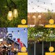 GIRLANDA Lampki Ogrodowe Żarówki 20LED E12 Wiszące 11,5m Na Balkon 4399 4