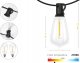 GIRLANDA Lampki Ogrodowe Żarówki 20LED E12 Wiszące 11,5m Na Balkon 4399 9